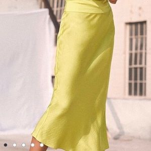 NWT Free People Bias Midi Skirt